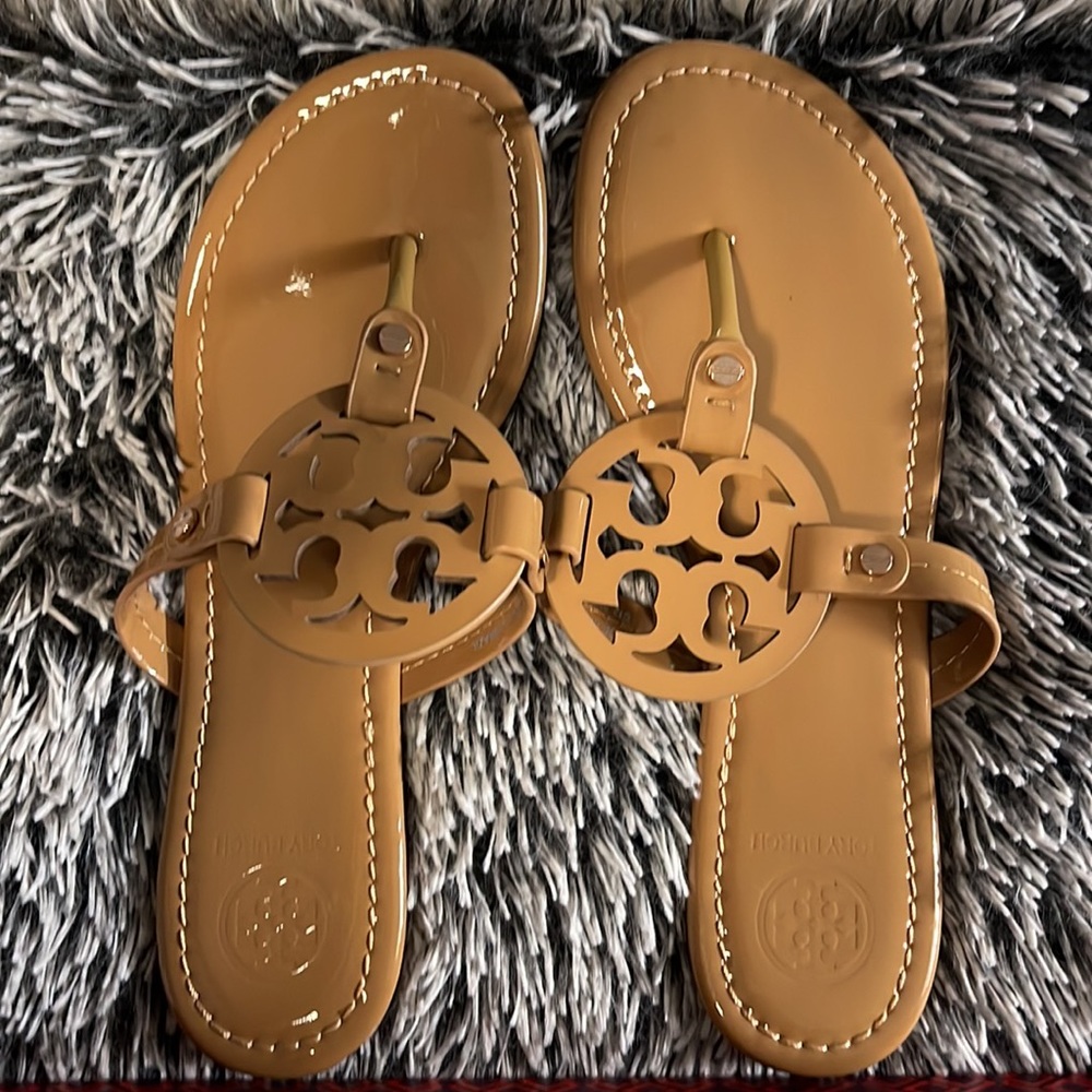 Tory Burch Leather Miller Sandals